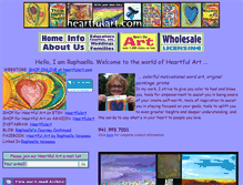 Tablet Screenshot of heartfulart.com